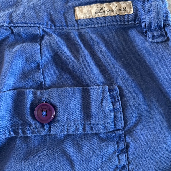 ANTHROPOLOGIE Level 99 Women's Shorts, Blue super soft, Size 29 (M) - Picture 4 of 4